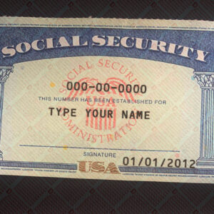 Social Security Card