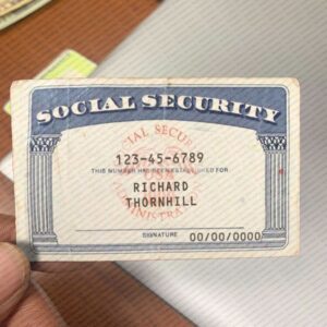 Connecticut Social Security Card Template