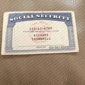 SSN Card Template