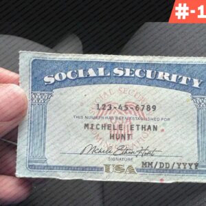 California social security card