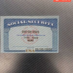 Florida social security card
