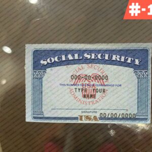 Florida social security template