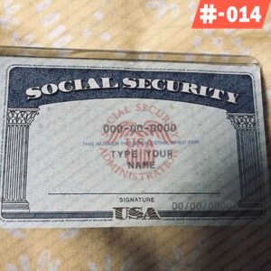 Editable Social Security PDF