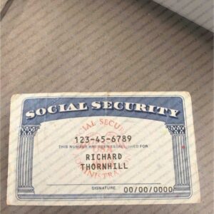 New York social security card psd