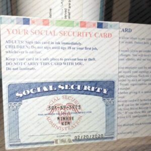 New York social security card