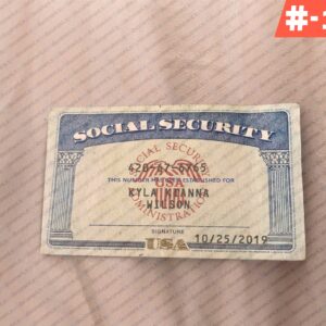 Pennsylvania editable social security card template
