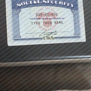 Blank Digital SSN Card PDF