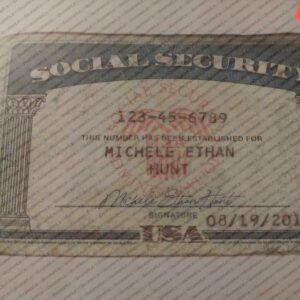 Free Download SSN Template