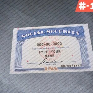 Download SSN Card PSD