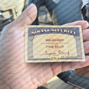 Ai Generated Social Security Card Templates