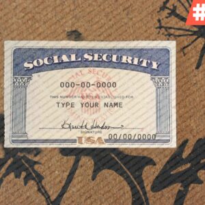 Ai Generated Social Security Templates