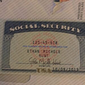 Illinois social security template