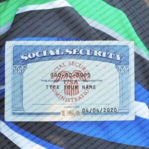 Illinois social security card