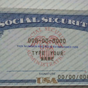 North Carolina social security card