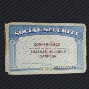 New Jersey social security template