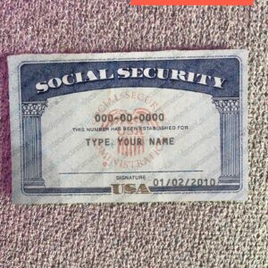 Virginia social security template