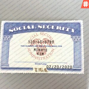 Virginia social security card