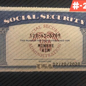 Maryland social security card psd