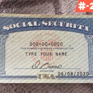 Missouri social security card psd