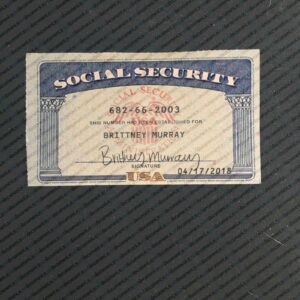 Colorado editable social security card template