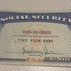 Download Social Security PSD Template