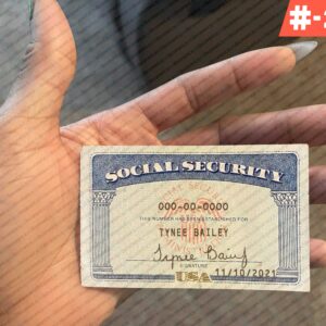 Free Download Social Security Card Template