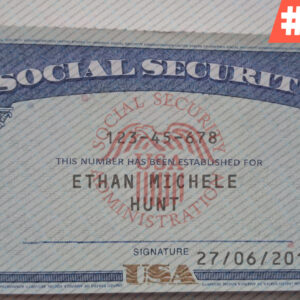 Free Download Social Security Template PSD