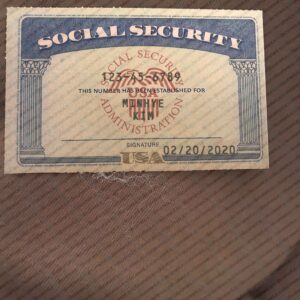 Free Download SSN Card