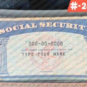 Download Editable SSN Card