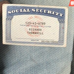 Download Editable SSN Card Template PSD