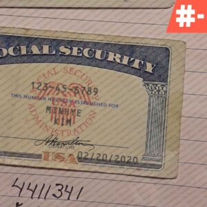 Alabama Social Security Card Template
