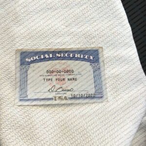 South Carolina Social Security Card Template