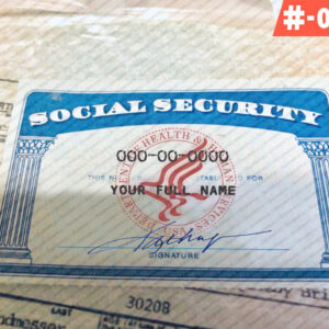 Oklahoma Social Security Card Template