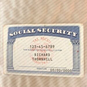 New Hampshire Social Security Card Template