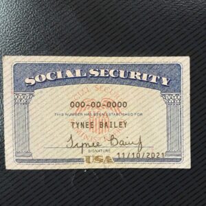 Missouri Social Security Card Template