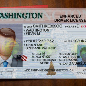 Washington Driver License Template