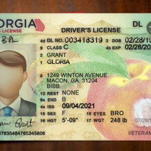 Georgia Driver License Template