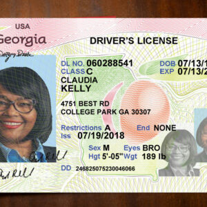 Georgia Driver License Template (V1)
