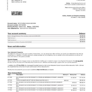 First Century Bank Statement Free Download