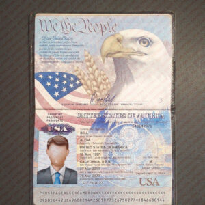 Editable USA Passport