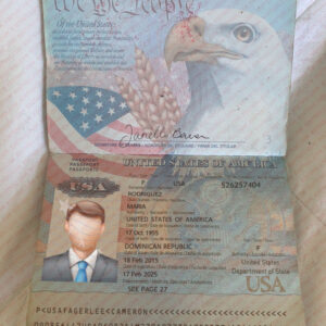 USA Passport PSD Template