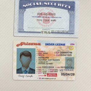 Social Security Card and Drivers License Template
