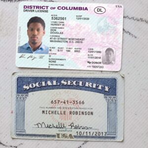 Social Security Card and Drivers License