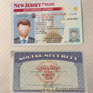 Drivers License and SSN Card PSD Template