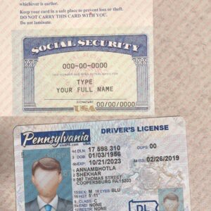SSN Card and Drivers License