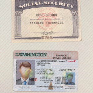 Editable SSN Card and Drivers License PSD