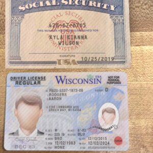 Editable Drivers License and SSN Card