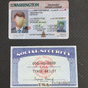 Social Security Card and ID Card Template