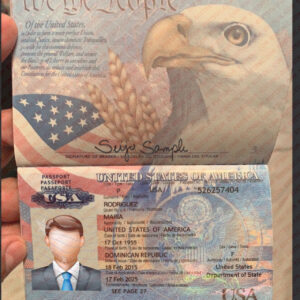 USA Passport Template PSD File